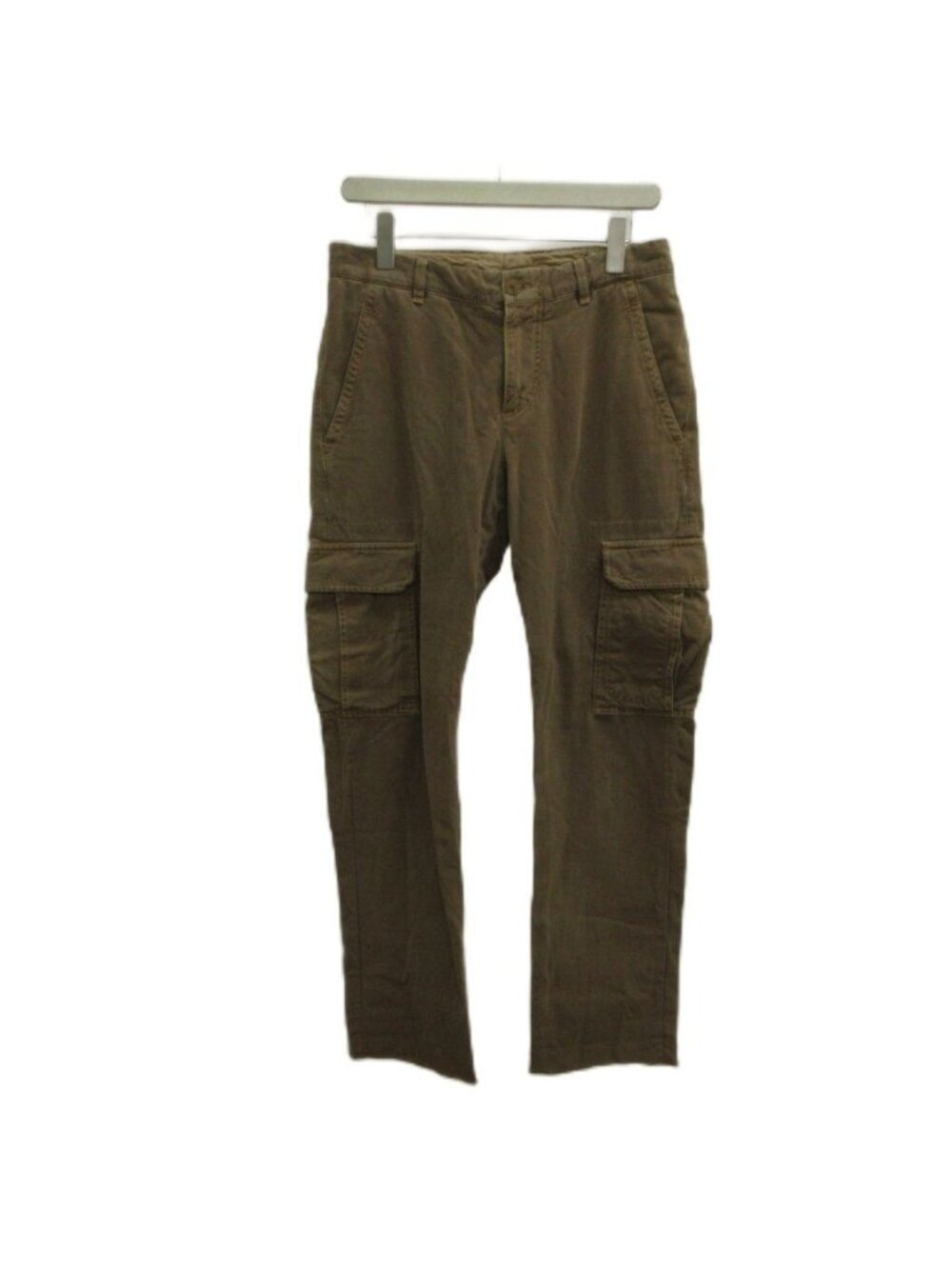 Brunello Cucinelli Cartoon Pants 44 Beige Full Length Straight Silhouette PP